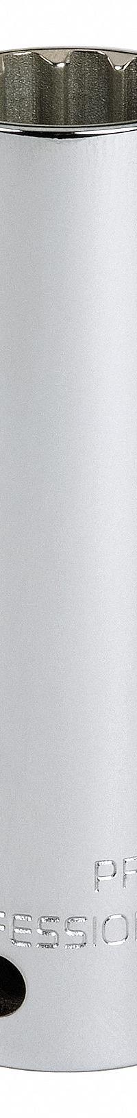 PROTO Socket: SAE, 1/2 in Drive Size, 9/16 in Socket Size, Spline, Deep, Chrome, Not Tether Capable (MPN J5318DPL). Key specifications — attr1204417: PROTO; attr1204392: Chrome.