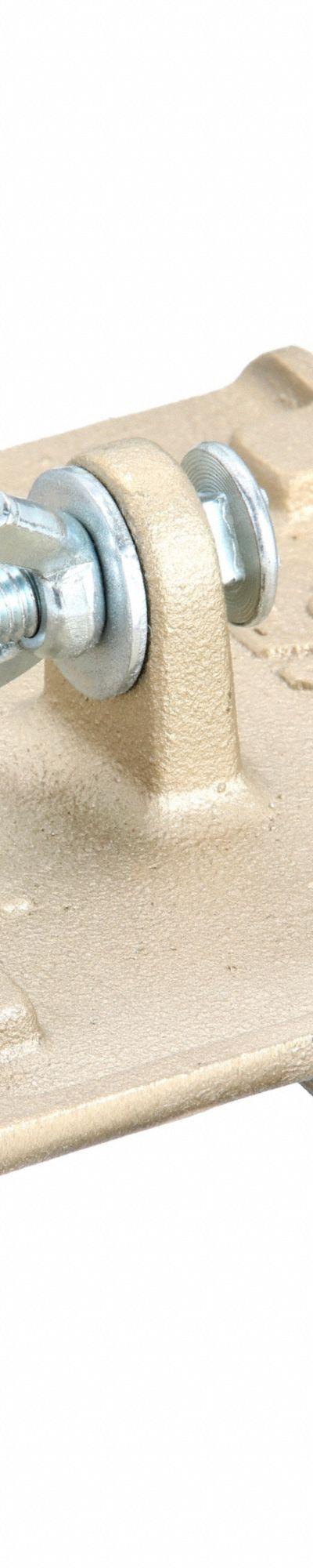 KRAFT TOOL Concrete Groover: Bronze, 6 in Blade Lg, 4 1/2 in Blade Wd, Wood - Long-Reach Groovers