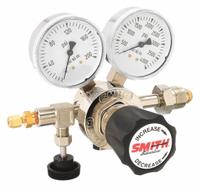 SMITH EQUIPMENT High Purity Gas Regulator: Single Stage, CGA 580 Inlet, 1/8" Tube Outlet, 150 psig (MPN 213-4109). Key specifications — Brand: SMITH EQUIPMENT; Manufacturer Part Number: 213-4109; Diaphragm Material: Stainless Steel; Outlet Connection: 1/8" Tube; Inlet Connection: CGA 580.