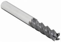 OSG Square End Mill: Carbide, TiAlN Coated, 4 Flute, 1/4" Mill Dia, 1-1/4" LOC, 3-1/4" OAL (MPN VG441-2502)