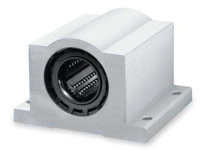THOMSON Linear Pillow Block Bearing: Self-Aligning, Twin, 1 1/4 in Inside Dia, Not Adj - Twin Closed Pillow Block Linear Ball Bearings