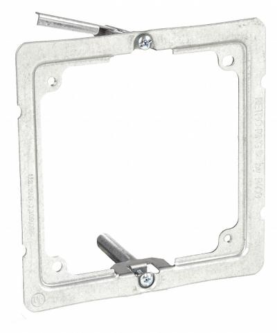 RACO Box Support: Steel, Silver, 0.06 in Overall Dp, 4.88 in Overall Wd - Mounting Accessories for Electrical Boxes