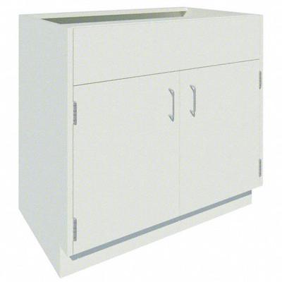 INSTOCK Sink Base Cabinet: 35 1/8 in Overall Ht, 22 in Overall Dp, 36 in Overall Wd - Sink Cabinets