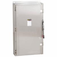 SQUARE D Safety Switch: Non-Fusible, 600 A, Three Phase, 600V AC, 304 Stainless Steel (MPN HU366DS). Key specifications — attr867131: SQUARE D.
