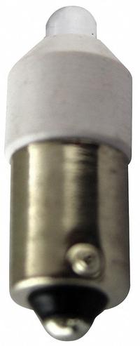 EATON Compact LED Bulb: LED, Miniature Bayonet (BA9s), (T) Tubular, T3-1/4, 48V AC/DC, 0.6 W Watt (MPN E22LED048WN). Key specifications — Light Color: White; Voltage: 48V AC/DC; Brand: EATON; Bulb Shape: T3-1/4.