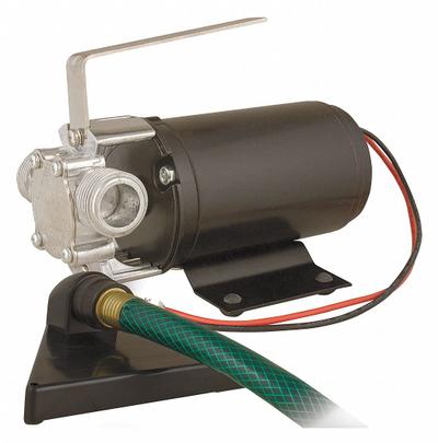 FLINT & WALLING Utility Pump: 12V DC, 41.2 ft Max head, 11 ft Cord Lg, Corded Electric - Battery-Powered Flexible Impeller Utility Pumps