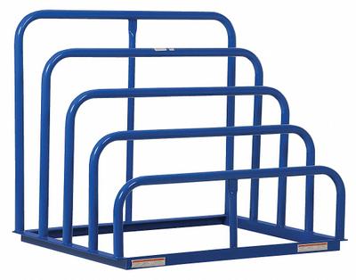 APPROVED VENDOR Vertical Sheet Storage Rack: 4 Bays, 48 in x 36 in x 42 in, Steel - Fixed-Upright Vertical Panel & Sheet Racks