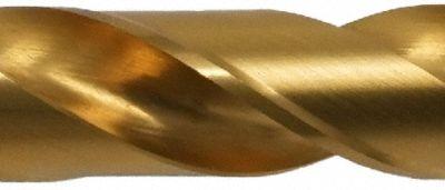 CLE-LINE Jobber Length Drill Bit: 6.6 mm, 118° Point, TiN-Coated HSS - General Purpose High-Speed Steel Jobber-Length Drill Bits