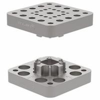 DE-STA-CO Array Tool Plate: MM-T-03, 50 mm L x 50 mm Wd. x 16 mm Ht., ISO 50. Key specifications — attr977790: 4 mm Hex Allen Wrench; attr977779: Aluminum; attr977784: TE-25xxx; attr977795: MM-T-03; attr977786: TE-25; attr977789: ISO 50; attr950663: DE-STA-CO.