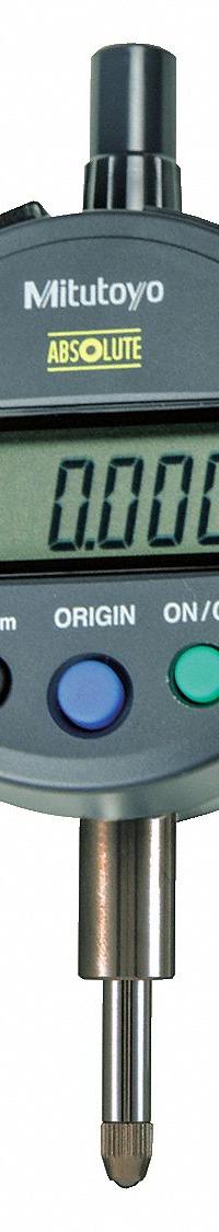 MITUTOYO Digital Indicator: 0 in to 0.5 in /0 mm to 12.7 mm, Inch/Metric, 0.0001 in Accuracy, IP42 (MPN 543-791-12). Key specifications — attr1184065: MITUTOYO; attr1184072: 0.0001 in; attr1184084: 66 mm.