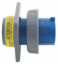 HUBBELL Pin and Sleeve Inlet: Red, 200/346 to 240/415V AC/220/380 to 240/415V AC, Single/Three Phase (MPN HBL5100B6WP). Key specifications — Brand: HUBBELL.