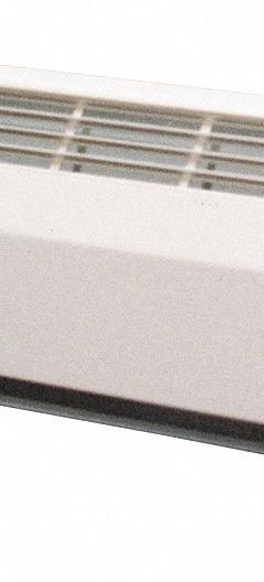 CLASSIC Hydronic Baseboard Heater: Hydronic Baseboard Heater, 8 ft Lg, White, Aluminum, Copper (MPN CLCU75-8). Key specifications — Tubing Material: Copper; Product Type: Hydronic Baseboard Heater; Heating Element Tube Diameter, Connection Type: 3/4 in Tube, SWT; Color: White; Brand: CLASSIC; Fin Material: Aluminum; Includes: Support Brackets; Overall Dimensions - L x H x D: 96-3/4 in x 9-1/8 in x 3-3/8 in.