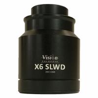 VISION ENGINEERING Mantos PIXO/ERGO SLWD 6X Objective Lens: 6X SLWD PIXO/ERGO Objective, 114 mm (MPN MTO007). Key specifications — Brand: VISION ENGINEERING; Compatible with Manufacturer Model Number: MPH001, MPH003, MRH001, MRH002; Compatible with Product Type: Fixed Stereo Microscopes; Optical Magnification: 6X SLWD PIXO/ERGO Objective; Product Type: Objective Lens; Working Distance: 114 mm.