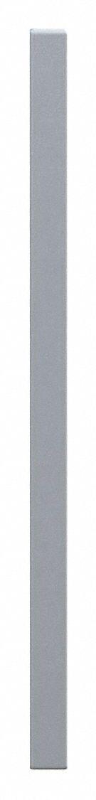 ASI GLOBAL Partition Column: Plastic Polymer, Pebble, Gray, 82 in Ht, 4 in Wd, 1 in Thick (MPN 40-90870453-9200). Key specifications — Inner Core Type: Polymer; Brand: ASI GLOBAL PARTITIONS; Color: Gray; Finish/Texture: Pebble.