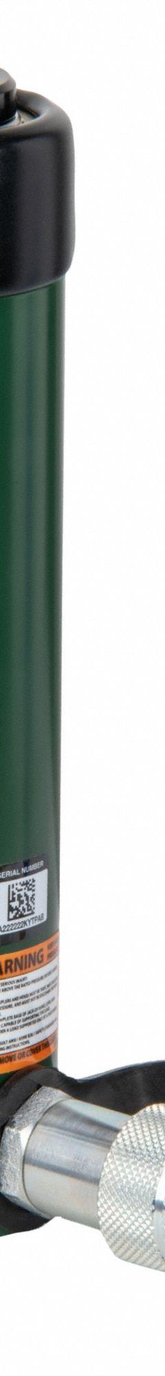 SIMPLEX Cylinder: Single Acting, 10 ton Nominal Capacity, 6 in Nominal Stroke Lg, Steel (MPN R106). Key specifications — attr98927: SIMPLEX.