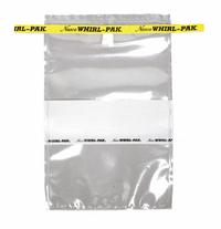 WHIRL-PAK Sampling Bag: Write-On, Sterile, 24 fl oz Capacity - oz, 710 mL Capacity - mL, 3 mil Thick (MPN B01297). Key specifications — Brand: WHIRL-PAK; Color: Clear; Product Type: Sampling Bag; Standards: HACCP; Style: Write-On.