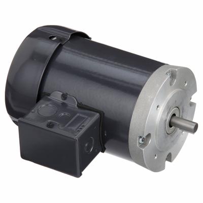 Dayton General Purpose Motor: C-Face Mount, Totally Enclosed Non-Ventilated, 1/4 hp - C-Face 3-Phase General Purpose AC Motors