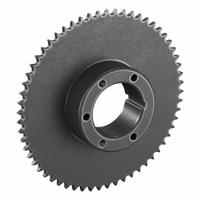 TSUBAKI Sprocket: For 40 Chain, 60 Teeth, 9.554 in Pitch Dia, 9.841 in Outside Dia, Steel (MPN 40Q60). Key specifications — Brand: TSUBAKI; Required Bushing Series: Q1.