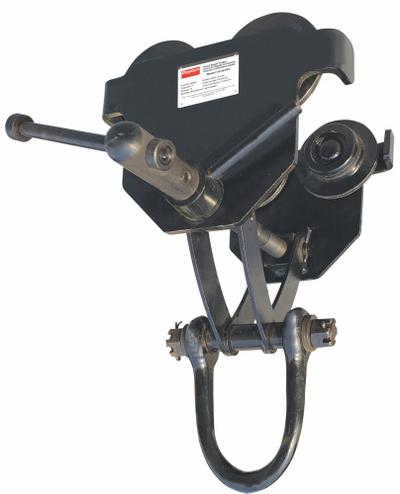 Dayton Trolley: Push, 2,000 lb Max Hoist Load Capacity - Push Trolleys for Hoists