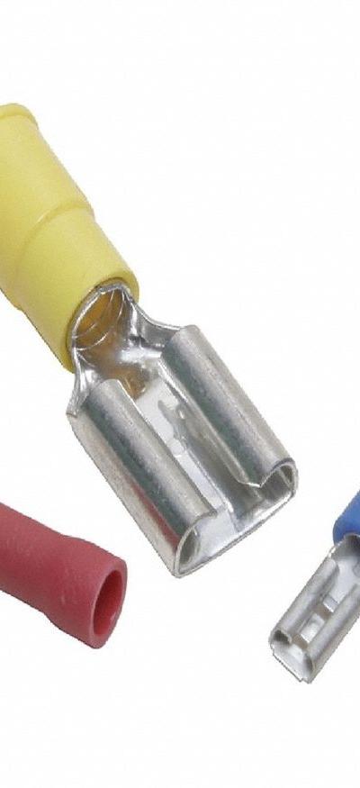 BURNDY Wire Disconnect: Female Socket - Partially Insulated Quick Disconnects