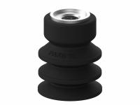 PIAB Vacuum Pad: Multi-Bellows, w/o Adapter, 32 mm Pad Dia, Nitrile/PVC, Black, 60A, PAXB (MPN S.PAXB32NP60.XXX.00). Key specifications — attr1019101: S.PAXB32NP60.XXX.00; attr1019103: PIAB; attr1019107: 60A.