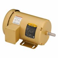 BALDOR General Purpose Motor: Rigid Base Mount, Totally Enclosed Fan Cooled, 1 hp, 208-230/460V AC (MPN EM3556). Key specifications — Brand: BALDOR; Nameplate Voltage @ 60 Hz: 208-230/460V AC; Full Load Current @ 60 Hz: 3.6/1.8 A; Nameplate RPM @ 60 Hz: 1,155 RPM; Motor Enclosure: TEFC.