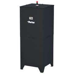 PARKER Reservoir Isolator: 40 gal Nominal Capacity, SAE #16 Port Size, 21.4 in Overall Wd, Steel (MPN KVE040M50A1). Key specifications — attr98935: PARKER; attr96944: SAE #16; attr96947: Steel.