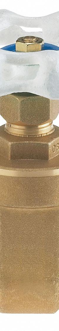 MILWAUKEE VALVE Gate Valve: 1 1/4 in, Brass, Non-Rising, Sweat x Sweat, 200 psi CWP, Wheel (MPN UP668 1-1/4"). Key specifications — Bonnet Material: Brass; Brand: MILWAUKEE VALVE; Wedge Material: Forged Brass.