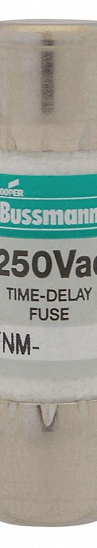 BUSSMANN Fuse: FNM Series, Midget, Time-Delay, 800 mA, 250 V AC, 13/32 in x 1 1/2 in, Non-Indicating (MPN FNM-8/10). Key specifications — Series: FNM; Brand: BUSSMANN.