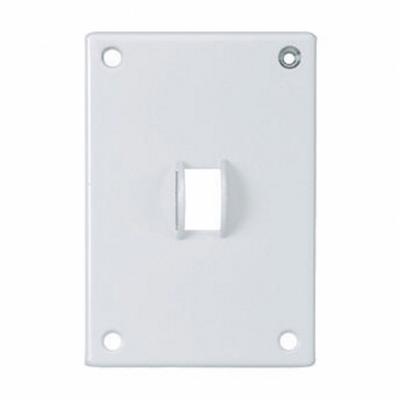 HUBBELL Wall Plate: Toggle, 1 Gang, White - General Purpose Wall Plates