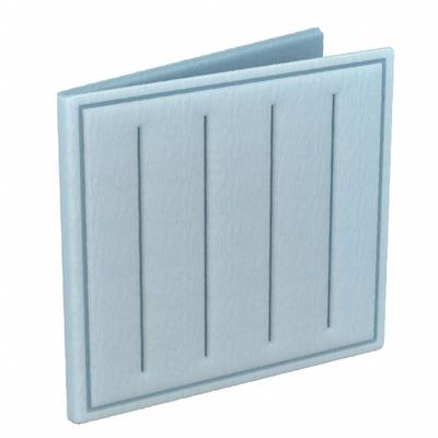 GRAINGER Link Air Filter: 25 in x 25 in x 1 in, 25 in Section Wd, 2 Sections, 3 Ply - MERV 8 Link Air Filters
