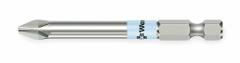 WERA Power Bit: Power Bit, Imperial, PH1 Bit Industry Size, #1 Bit Size, Std, 3 1/2 in Overall Lg (MPN 05071081001). Key specifications — attr1119695: WERA; attr1119703: Stainless Steel; attr1119710: Standard; attr1119708: Hex; attr1202404: #1.