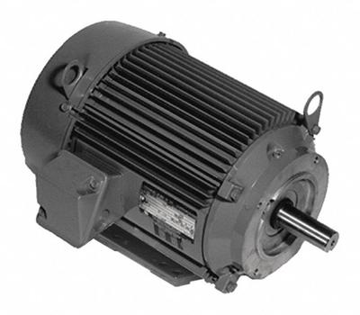 U.S. MOTORS General Purpose Motor: C-Face Mount, Totally Enclosed Fan Cooled, 5 hp - C-Face with Rigid Base 3-Phase General Purpose AC Motors