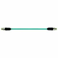 MURRELEKTRONIK Cordset: Cat5, M12 Male Straight x M12 Male Straight, 7.5 m Lg, TPE, Blue, D Coding (MPN 7700-44511-S4U0750). Key specifications — Brand: MURRELEKTRONIK; Cable Jacket Color: Blue; End 1 Coding: D; End 2 Coding: D; IP Rating: IP66K; Performance Category: Cat5.