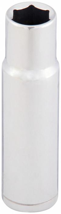 WESTWARD Socket: SAE, 1/2 in Drive Size, 5/8 in Socket Size, 6-Point, Deep, Chrome, 3 in Overall Lg (MPN 53YU87). Key specifications — attr1204417: WESTWARD; attr1204392: Chrome.
