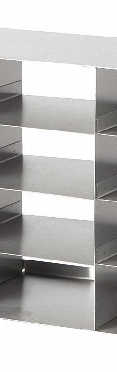 Freezer Rack: 16 3/8 in Overall Lg, 5 1/2 in Overall Wd, Stainless Steel (MPN HS2862HA). Key specifications — Material: Stainless Steel; Product Type: Freezer Rack; Brand: HEATHROW SCIENTIFIC.