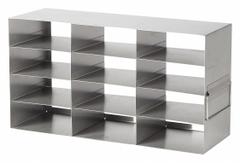 Freezer Rack: 16 3/8 in Overall Lg, 5 1/2 in Overall Wd, Stainless Steel (MPN HS2862HA). Key specifications — Material: Stainless Steel; Product Type: Freezer Rack; Brand: HEATHROW SCIENTIFIC.