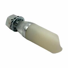 HADRIAN Cam Assembly: Chrome Zamac, Plastic, 2 1/8 in Overall Ht, 1/2 in Overall Wd (MPN 601600). Key specifications — Compatible Partition Material: Stainless Steel; Material: Chrome Zamac; Finish: Plastic; Component Type: Cam Assembly; Brand: HADRIAN.