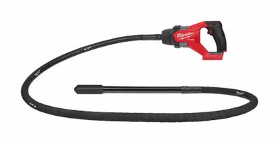 MILWAUKEE Cordless Concrete Vibrator: Handheld, 18V DC, 8 ft Lg, 1 in Dia - Milwaukee Cordless Concrete Vibrators