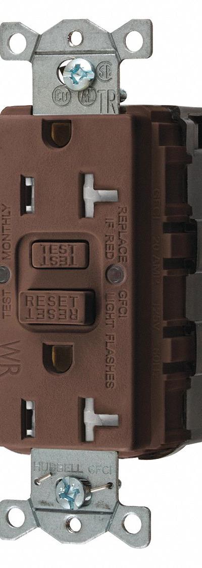 HUBBELL GFCI Receptacle: Decorator Duplex - General Purpose Receptacles