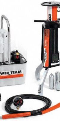 POSI LOCK Hydraulic Ram Puller: 5 ton Capacity with Attachments, 5 ton Cylinder Nominal Capacity (MPN PTPHD-106). Key specifications — attr98874: POSI LOCK; attr96739: Male Coupler with Dust Cap; attr1177737: Electric Pump.