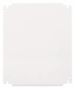 HOFFMAN Panel: Back Panel Panel, 11.07 in Overall Ht, 9.1 in Overall Wd, Steel, Powder Coated (MPN LP3025). Key specifications — Panel Style: Back Panel; Brand: HOFFMAN; Finish: Powder Coated; Manufacturer Part Number: LP3025; Material: Steel.