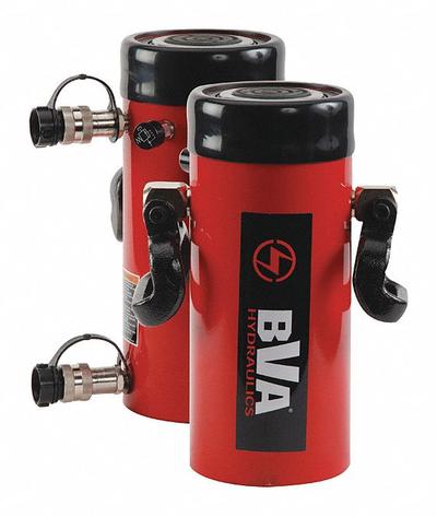 BVA HYDRAULICS Hydraulic Ram: Double Acting, 75 ton Nominal Capacity, 6 in Nominal Stroke Lg - General Purpose Rams