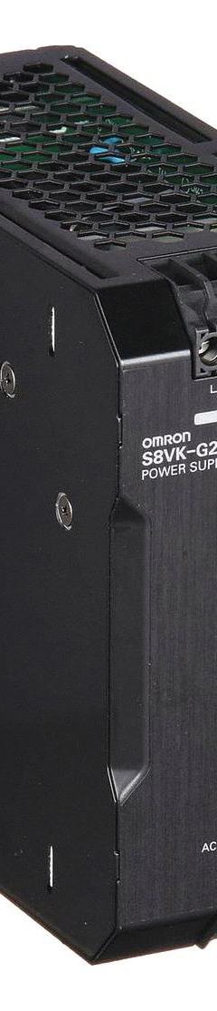 OMRON DC Power Supply: DIN Rail, 240 W Output Power - Rated, 10 A Current - Output, Single Phase (MPN S8VK-G24024). Key specifications — attr1044898: Single; attr1044874: Metal; attr1044879: 100 to 240V AC; attr211400: OMRON.