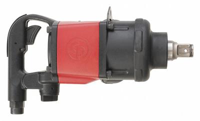 CHICAGO PNEUMATIC Air Impact Wrench: Compact, 1 in Drive, D-Handle, Square - D-Handle Air-Powered Impact Wrenches with Standard Anvils
