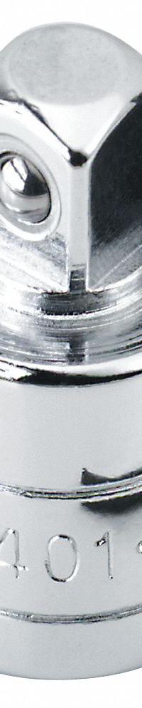 SK PROFESSIONAL TOOLS Socket Adapter: 1/4 in Output Drive Size, Square, 2 1/8 in Overall Lg, Chrome (MPN 384). Key specifications — attr1204997: Square; attr1205006: SK PROFESSIONAL TOOLS; attr1204986: Chrome; attr1205002: Locking Not Included.