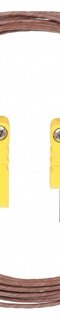 FLUKE Extension Lead: Extension Wire Kit, 500°F Max Temp °F, 260°C Max Temp °C, Male, Mini Connector (MPN 80PK-EXT). Key specifications — End 1 Connection Type: Mini Connector; End 2 Connection Gender: Female; End 2 Connection Type: Mini Connector; End 1 Connection Gender: Male; Brand: FLUKE.