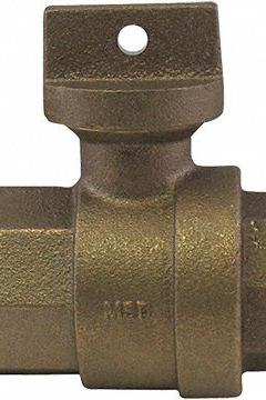A.Y. MCDONALD Stop and Waste Valve: 2 in Pipe Size, FNPT x FNPT, 150 psig Max Op Pressure, Tee (MPN 76001 2"). Key specifications — Brand: A.Y. MCDONALD; Handle Material: Brass; Handle Type: Tee; Standards: ASTM B584; Connection Type: FNPT x FNPT.