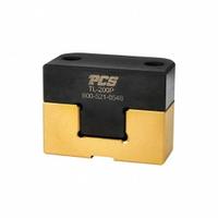 PCS Mold Lock: Black and Gold, Tool Steel, Hardened, Precision Ground, Melonite Male Finish, A-2 (MPN TL-200P). Key specifications — attr1132714: Hardened; attr1132723: Precision Ground; attr1132725: Tool Steel; attr1110851: PCS; attr1090448: TL-200P.
