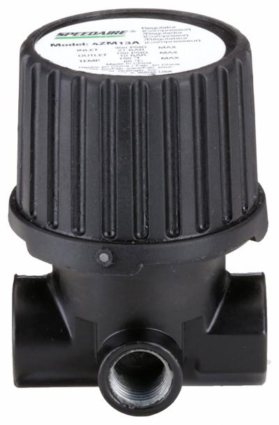 SPEEDAIRE Compressed Air Regulator: Zinc, 1/4 in NPT, 12 cfm, 5 psi to 150 psi - Speedaire FRL Air Regulators